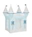 Tente Pop Up Enfant Château Fort 130cm Bleu-3