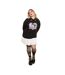Sweat Motif/style Imprimé Puff Adulte Noir Kuromi-1
