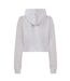Sweat Court À Capuche Femme Blanc Cassé Miso-2