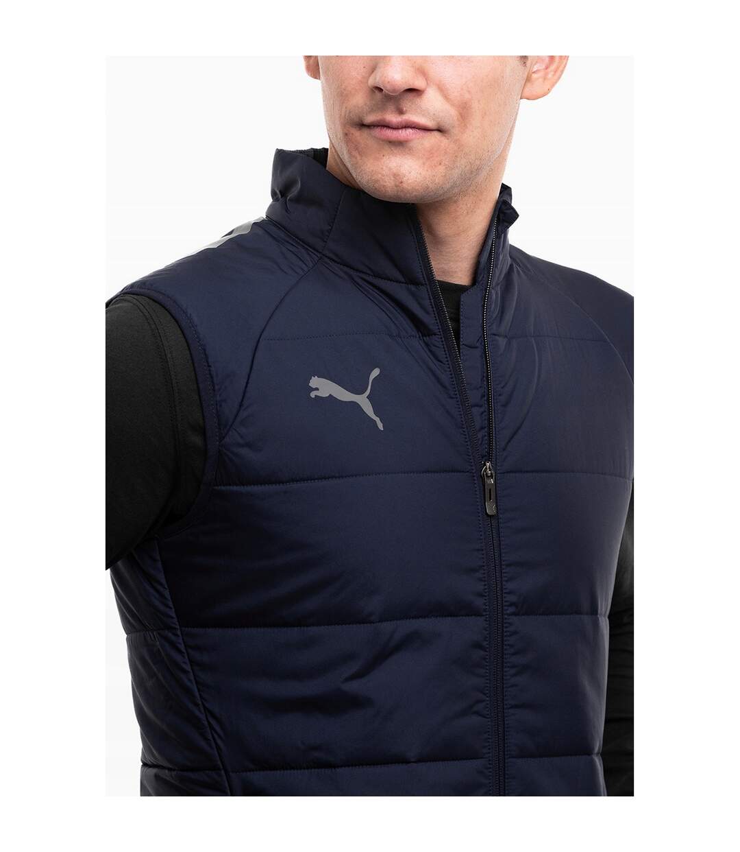 Veste Sans Manches Team Liga Homme Bleu Marine Puma-4