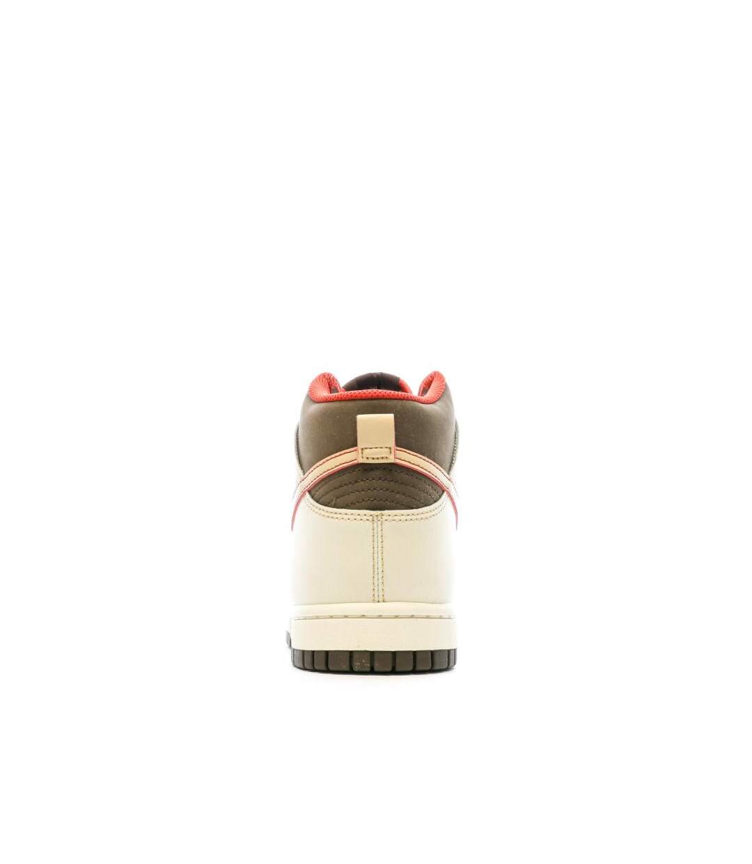 Baskets écru/marron homme nike dunk high retro-3
