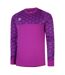 Mens Flux Long-sleeved Goalkeeper Jersey Purple Cactus Electric Purple White Umbro-1