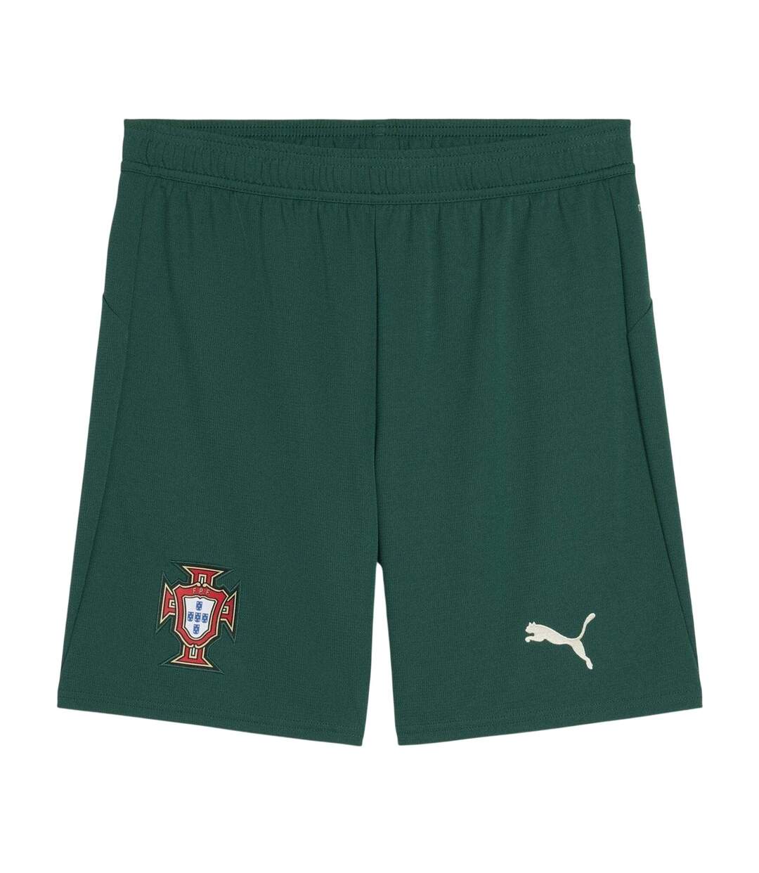 Unisex Adult 2025 Portugal Home Shorts Green Puma-1