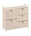 Rangement 5 tiroirs TISSA - Beige-1