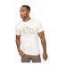 T-shirt Athwood Homme Blanc Crosshatch-2