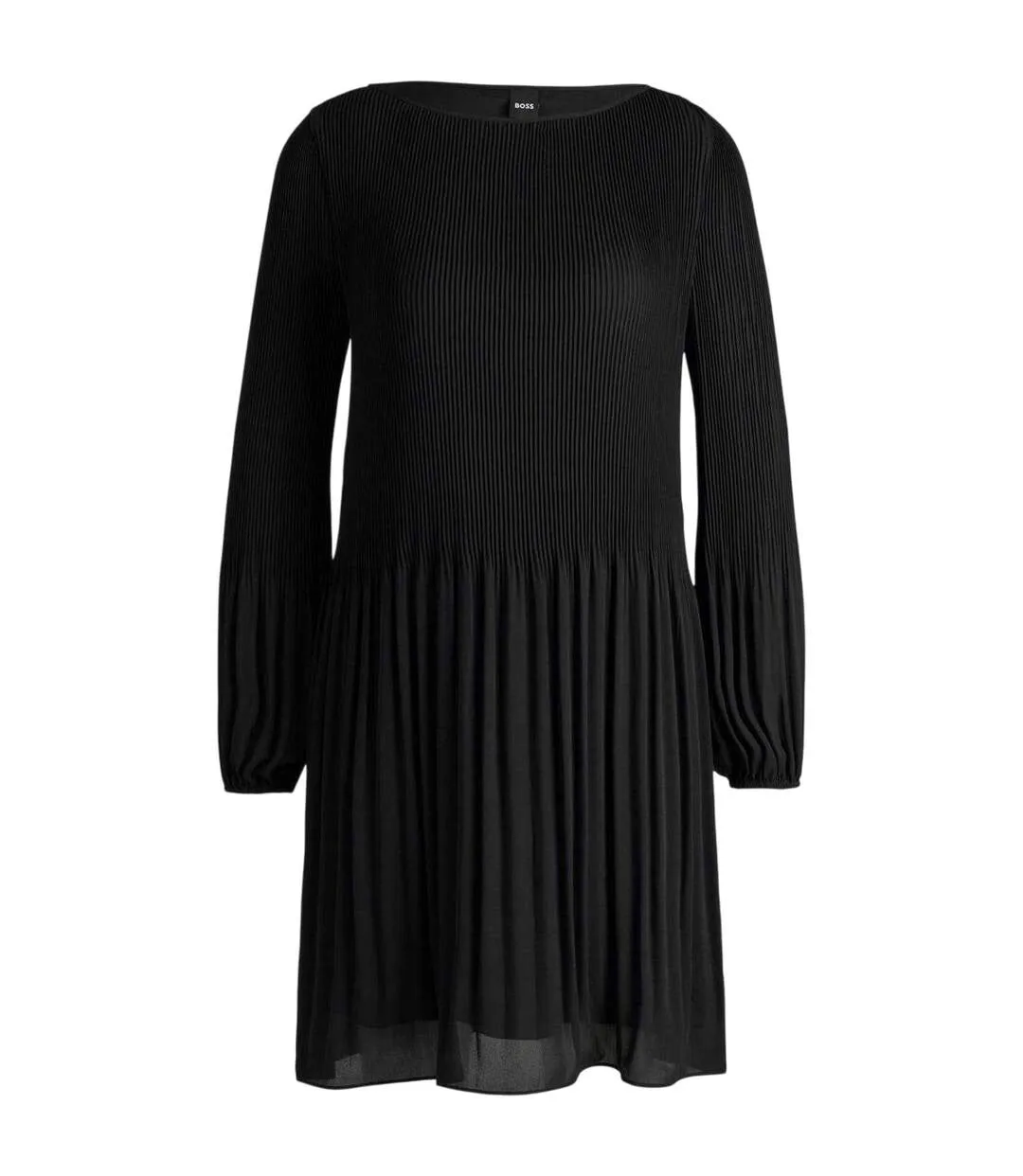Robe Patineuse Femme Noir Boss-2