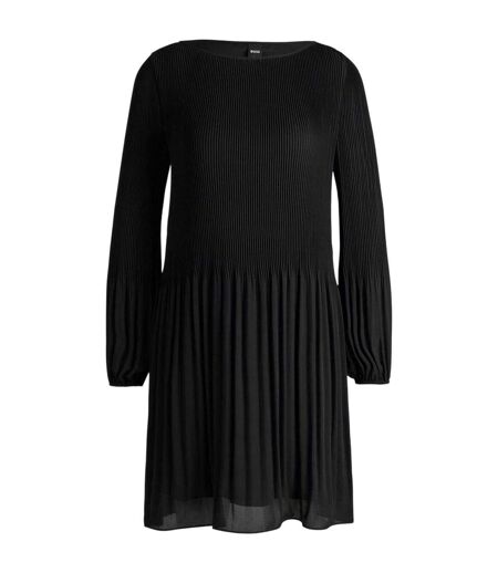 Robe Patineuse Femme Noir Boss