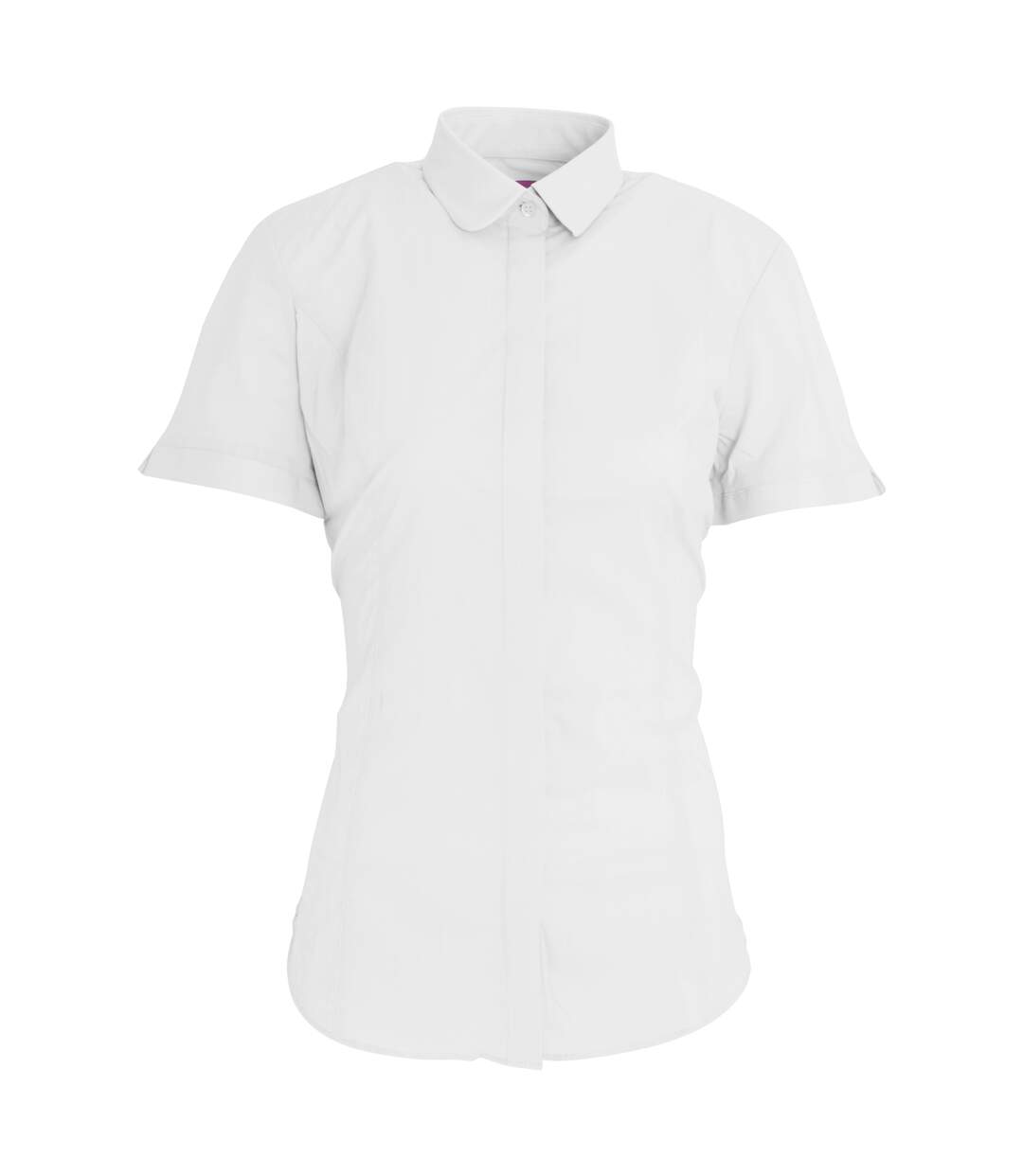 Chemise manches courtes femmes blanc Brook-1