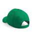 Lot de 2  casquettes de baseball adulte vert tendre Beechfield