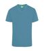 Duke Mens Signature-2 V-Neck T-Shirt (Teal) - UTDC167-1