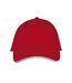 Long Beach 5 Panel Baseball Cap Red White MidOcean-1