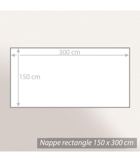 Nappe enduite CERISES Rectangulaire