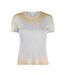 T-shirt Motif/style Côtelé Laundry Femme Beige Off-White-1
