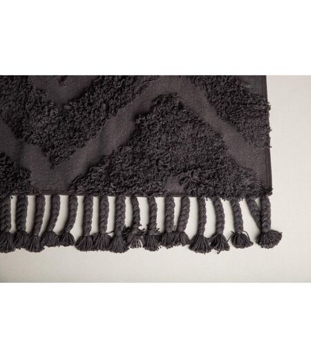 Tapis Déco Tufté Hilma 250x350cm Gris Foncé