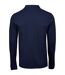 Tee Jays Mens Luxury Stretch Long-Sleeved Polo Shirt (Navy) - UTPC5690