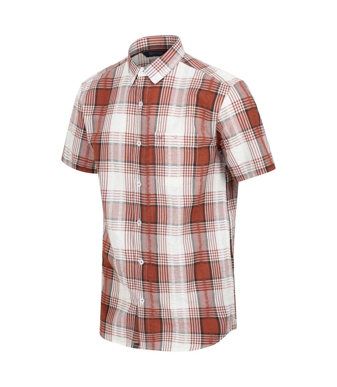 Chemise Deakin Homme Orange Foncé Regatta-4