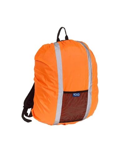 housse sécurité pour sac à dos 20 à 60 L- orange fluo haute visibilité - HVW068