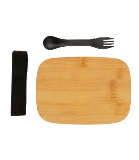Bamboo lunch box one size silver XD Collection