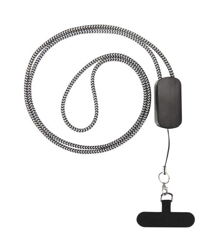 Anser 5 In 1 Recycled Plastic Phone Lanyard Black Floso
