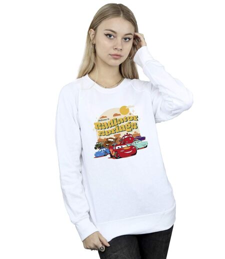 Disney - Sweat CARS RADIATOR SPRINGS GROUP - Femme (Blanc) - UTBI12009