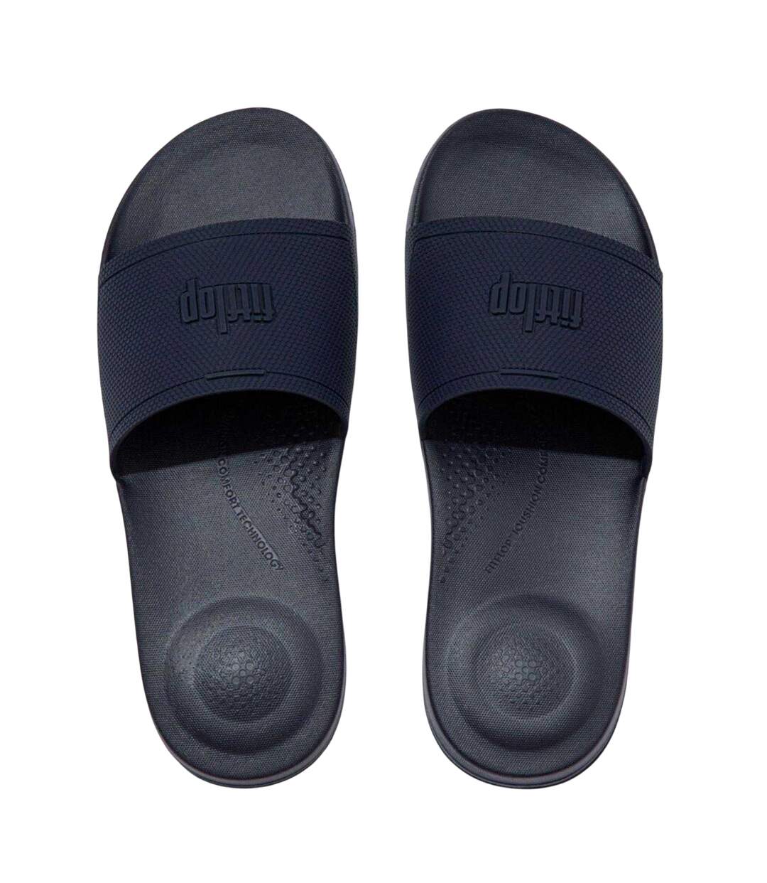 Claquettes Motif/style Alvéolé Godan Homme Bleu Marine FitFlop-2