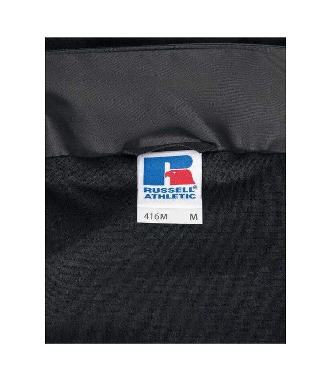 Veste Unie À Capuche Ajustable Et Amovible Essential Homme Noir Russell-3