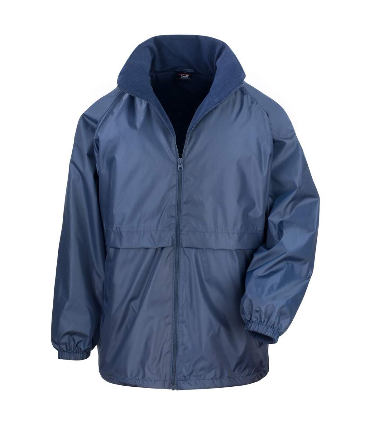 Result Mens Core Adult DWL Jacket (With Fold Away Hood) (Navy Blue)