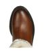 Geox Womens/Ladies D Iridea M Leather Ankle Boots (Cognac) - UTFS9570