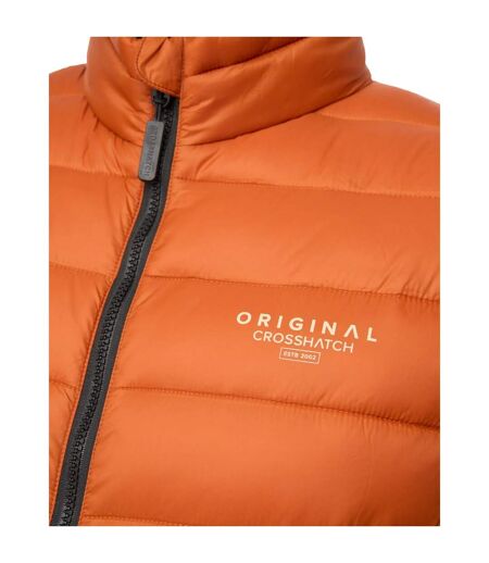 Doudoune Sans Manches Gattering Mve Homme Orange Brûlé Crosshatch
