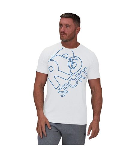 T-shirt rb sport homme blanc Raging Bull