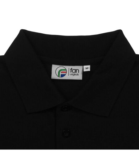 Mens Leeds Polo Shirt Black Fan Originals