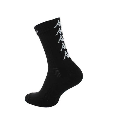 Chaussettes de sport noir/blanc kappa eleno