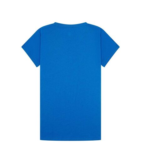 Womens/ladies T-shirt Royal Blue Casual Classic
