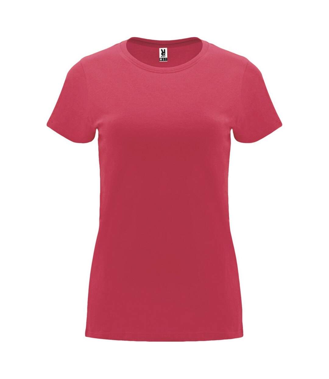 T-shirt Capri Femme Rouge Chrysanthème Roly-1