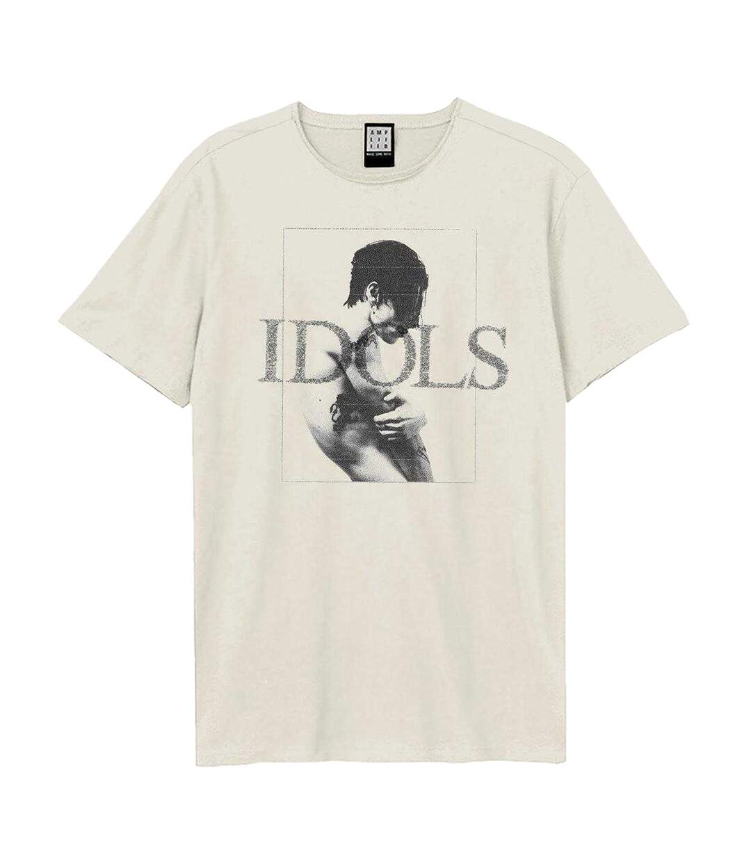 T-shirt Motif/style Yungblud Frame Adulte Vieux Blanc Amplified-1