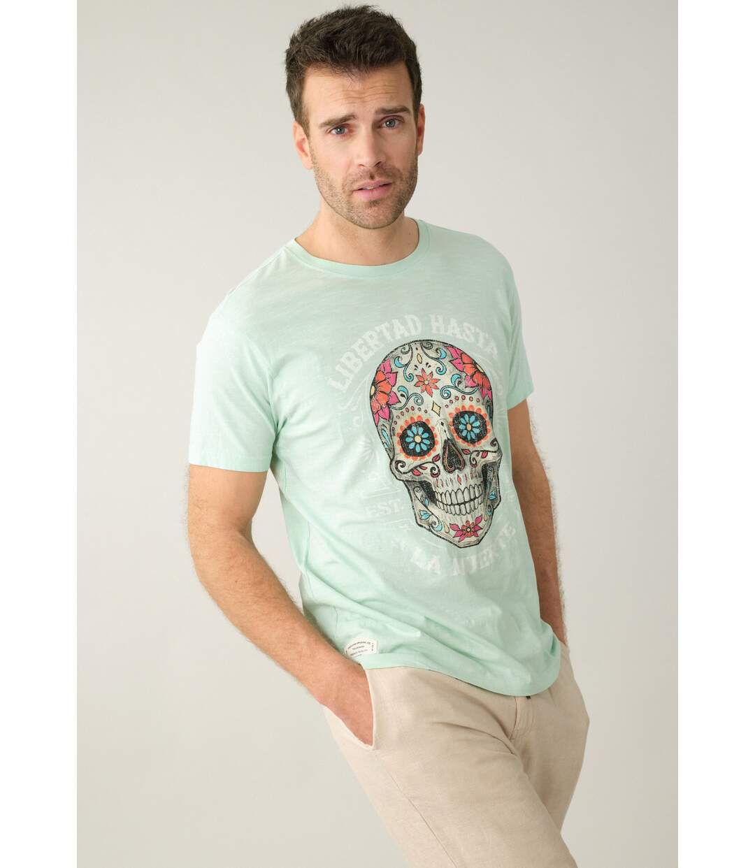 T-shirt casual pour homme CRANEO-5