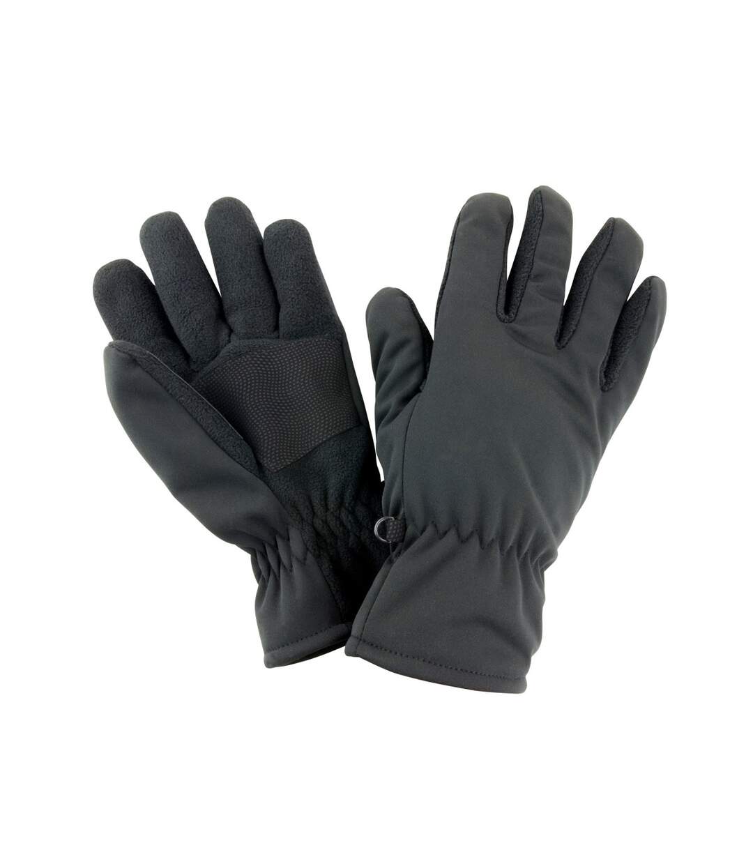 Result Unisex Winter Essentials Softshell Thermal Gloves (Black) - UTBC3060-1