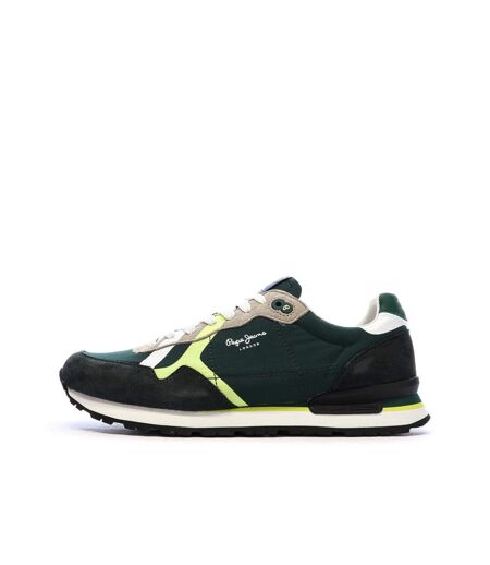 Baskets verte homme pepe jeans brit road