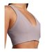 Brassière Motif/style Côtelé Femme Gris Under Armour-3
