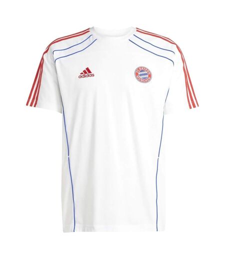 T-shirt Motif/style Fc Bayern Munich Homme Blanc Adidas
