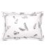 Taie d'oreiller percale pur coton PLUMES