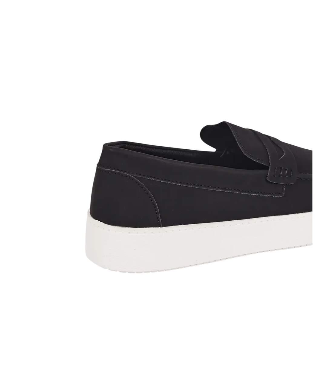 Mens Pu Loafers Black Brave Soul-2