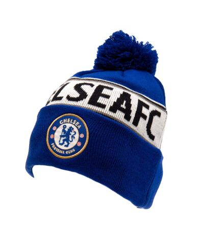 Chelsea FC Unisex Adult Crest Ski Hat (Royal Blue/White) - UTTA11419