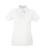 Womens/Ladies Fitted Short Sleeve Casual Polo Shirt (Snow) - UTBC3906