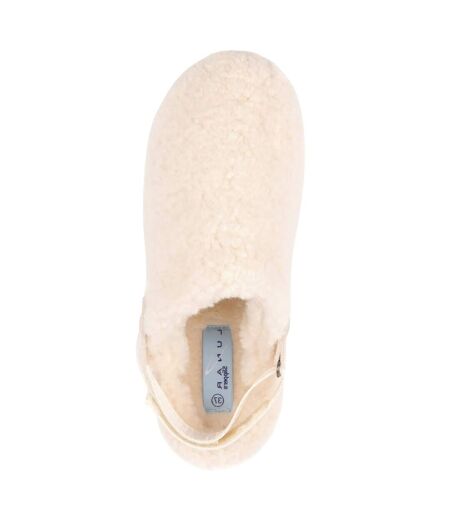 Chaussons Naples Femme Beige Lunar
