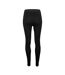 Legging Edelweiss Femme Noir Fitanu-1