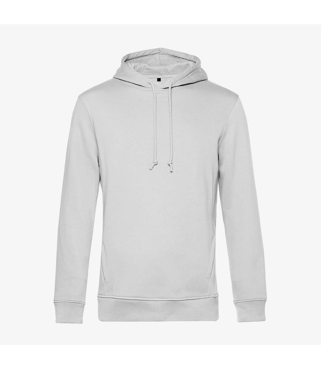 B&C Mens Organic Hooded Sweater (White)