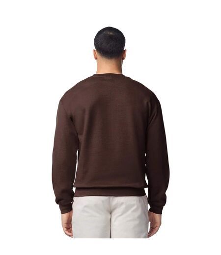 Sweat Uni À Col Ras-du-cou Heavy Blend Femme Marron Foncé Gildan