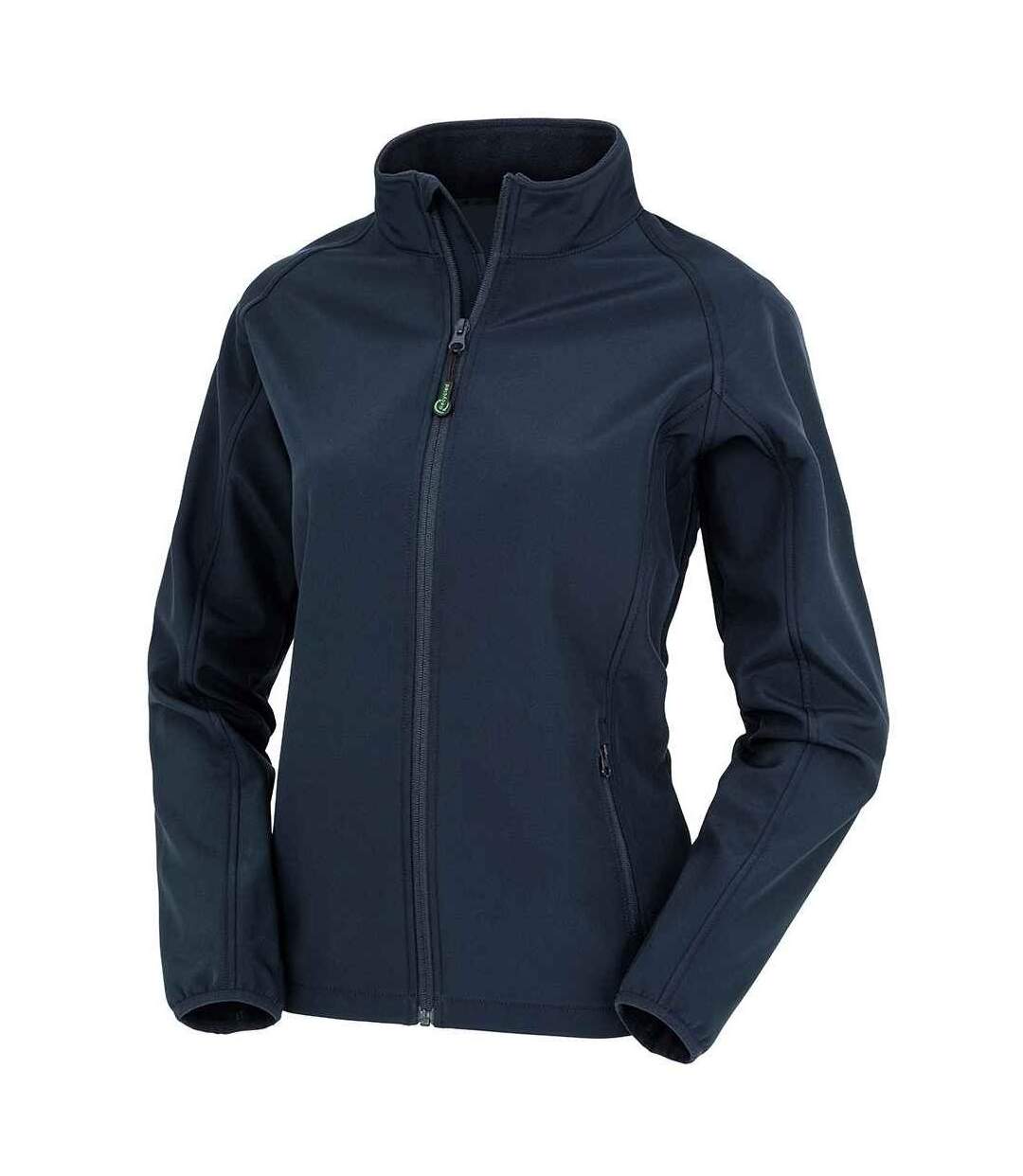 Veste softshell femme bleu marine Result Genuine Recycled-1