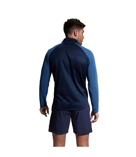 Unisex Adult Elite Quarter Zip Pullover Navy Canterbury